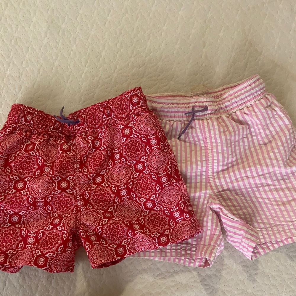 2 Janie and Jack boys swim trunks